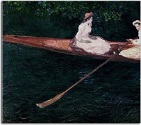 Boating On The River Epte Obraz Monet  zs10334