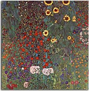 Gustav Klimt - Country Garden with Sunflowers Obraz zs16756