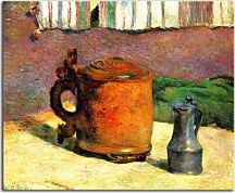 Paul Gauguin Obraz Clay jug and irin mug zs17084