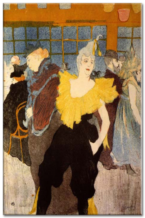 Obrazy Henri de Toulouse-Lautrec - Cha-U-Kao w Moulin Rouge zs10264 ...