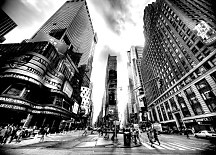 Times Square BW (New York) - fototapeta FM0704