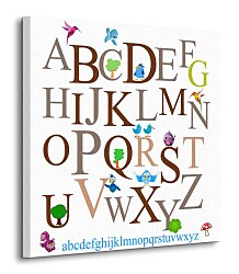 Alfabet II - obraz na płótnie CKM3044