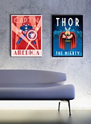 Marvel Deco (Captain America) - Obraz WDC92237
