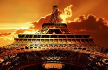 Tapeta Francúzska Eiffelova veža FS0564