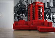 London Red telephone box - fototapeta FM0107