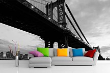 Architektúra Fototapety Most v Manhattane 3381 - samolepiaca