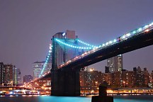 Fototapeta Mesto - Brooklyn Bridge 18555 - vliesová
