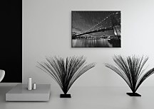 Brooklyn Bridge v noci BW - Obraz CS0220