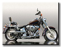 Čierna motorka Obraz CS0072