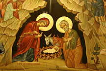 Fototapeta sakrálna Narodenie Ježiša 36 - samolepiaca