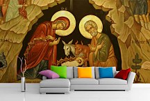 Fototapeta sakrálna Narodenie Ježiša 36 - samolepiaca na stenu