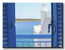 Balkón na Kréte, Grécko - Obraz CD0337