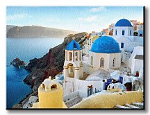 Grécko Santorini - Obraz CD0571