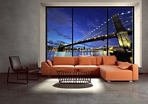Brooklyn Bridge (window) - fototapeta FXL0727