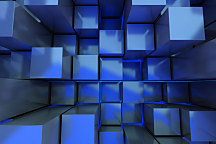 Modrá Fototapeta 3307 - samolepiaca na stenu