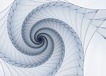 3d fractal spirala - fototapeta FM0746