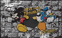 Mickey Mouse and Donald Duck - fototapeta P8-531