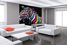 Pop Art Fototapety - Zebra 4536 - vliesová