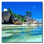 Seychelles, pláž - Obraz CKS0455