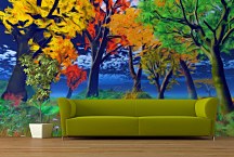 Tapeta Príroda - Farebná jeseň 3306 - samolepiaca na stenu
