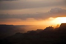 Tapeta Príroda - Západ slnka nad púšťou Kolorádo 3232 - vliesová