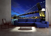 Brooklyn Bridge night - fototapeta FX0211
