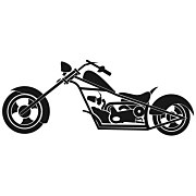 Nálepka na stenu Harley Davidson Chopper px299