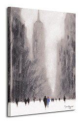 Heavy Snowfall, 5th Avenue - New York - Obraz WDC90658