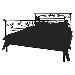 Luxusná posteľ - Šablóna na maľovanie rx03