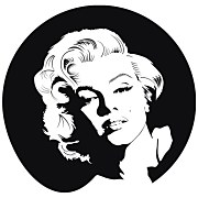 Nálepky s Marilyn Monroe na stenu aj nábytok