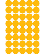 nálepky samolepky žlté bodky dots