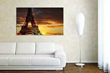 Obraz Eiffelova veža Západ slnka zs24710