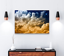 obraz vytlačený na plátno oblaky