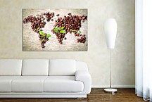 Obraz World Map Coffee zs24857