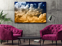 obrazy do obývačky oblaky