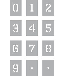 Šablóna Čísla hranaté ST426