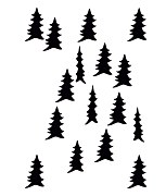 šablóna nordic trees
