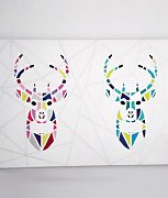 šablóny na maľovanie jeleň deer
