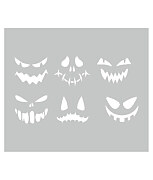 šablóny na tekvicu halloween