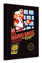 Super Mario Bros. (NES Cover) - Obraz na płótnie WDC90679