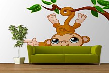 Tapeta detská - Opička 5114 - vliesová