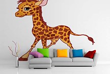 Tapeta do detskej izby - Žirafa 5357 - samolepiaca