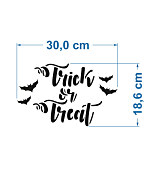 trick or treat halloween šablóna