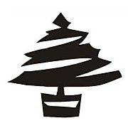 Nálepka - Vianočný stromček - V1