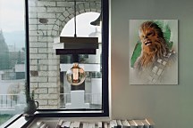 Star Wars: The Last Jedi (Chewbacca Brushstroke) - obraz na stenu WDC100191