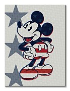 Disney obraz do detskej izby Mickey Mouse Retro Stars n\' Stripes WDC100473