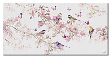 Vintage obraz Birds and Blossom WDC93297