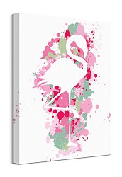 Splatter Silhouette Flamingo - obraz Art studio WDC94782