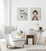 Monkey - obraz Little Design Haus WDC94789