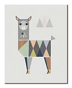 Llama - obraz Little Design Haus WDC94791